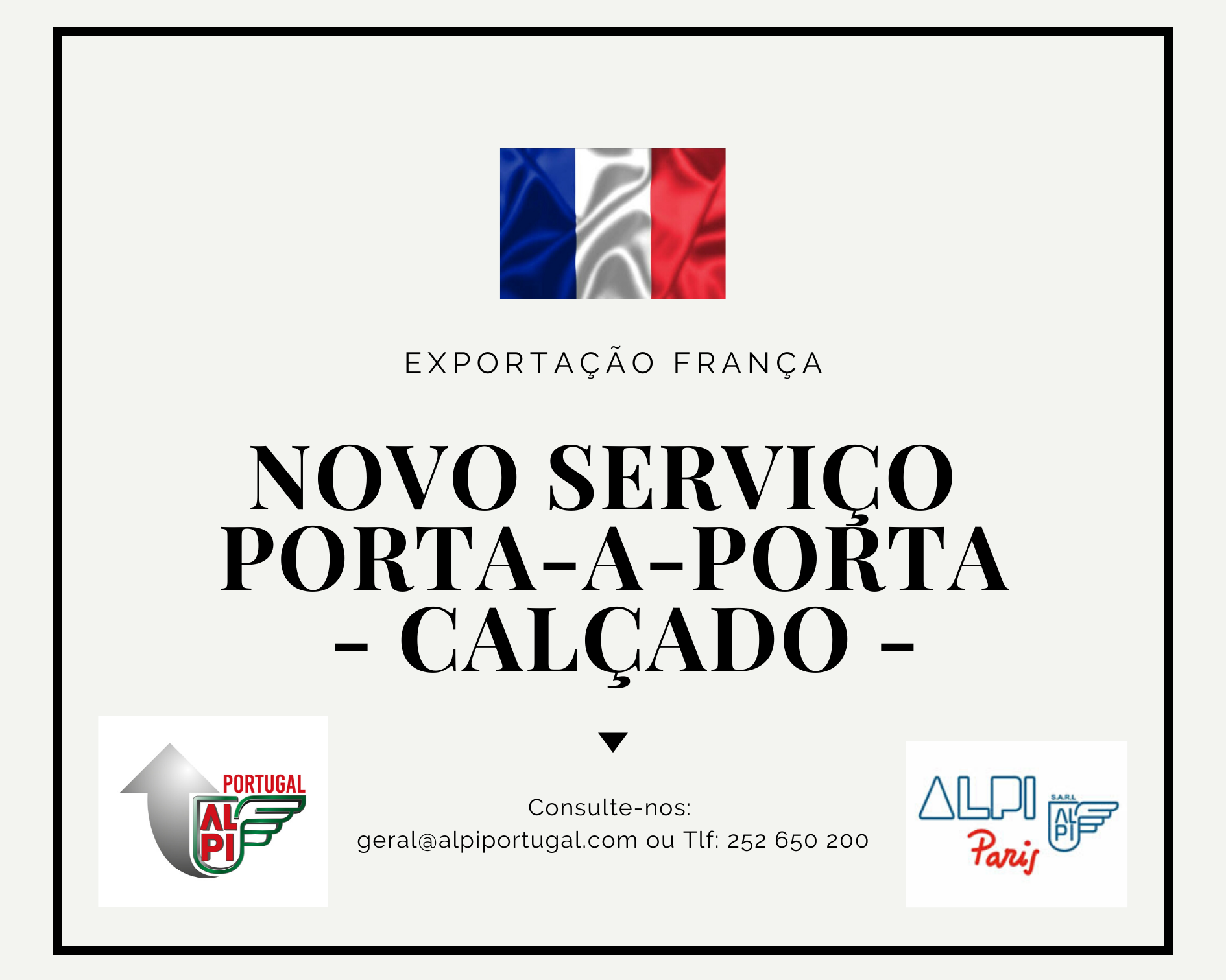 Novo Serviço FRANÇA - CALÇADO